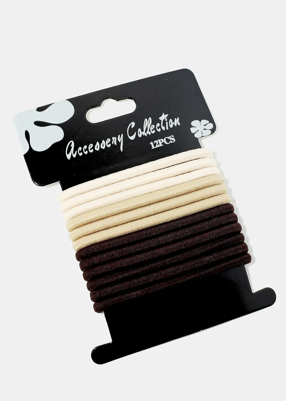 12-Piece Neutral Hair Ties - Image 2