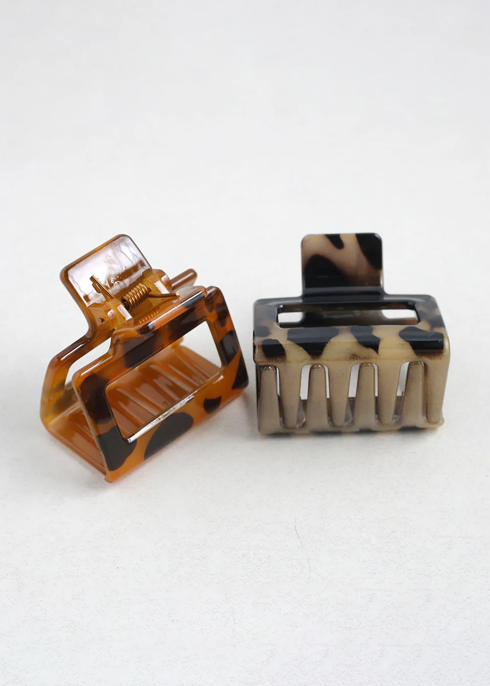 2 PC Animal Print Jaw Clip