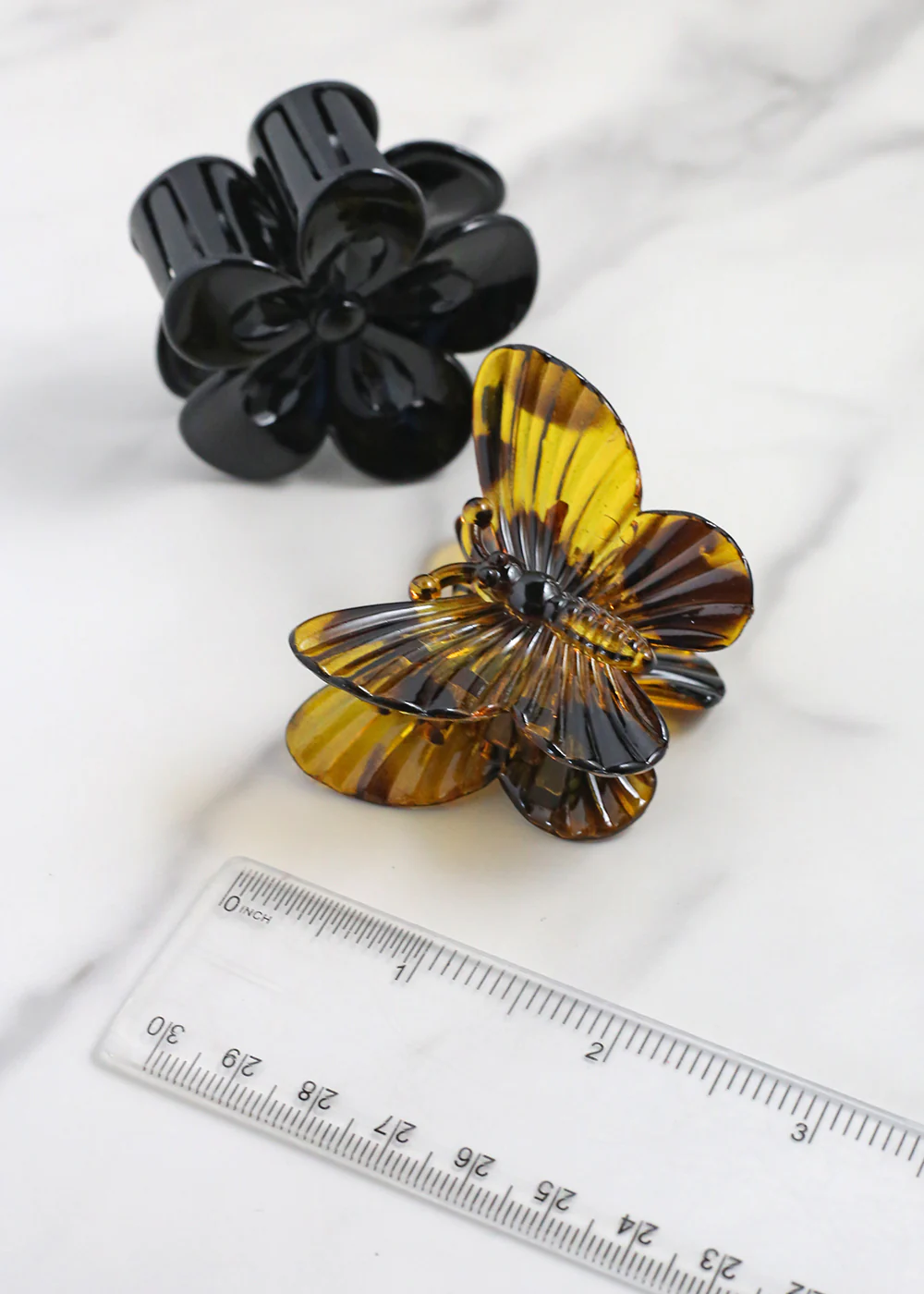 2 PC Butterfly & Flower Hair Clip - Image 4