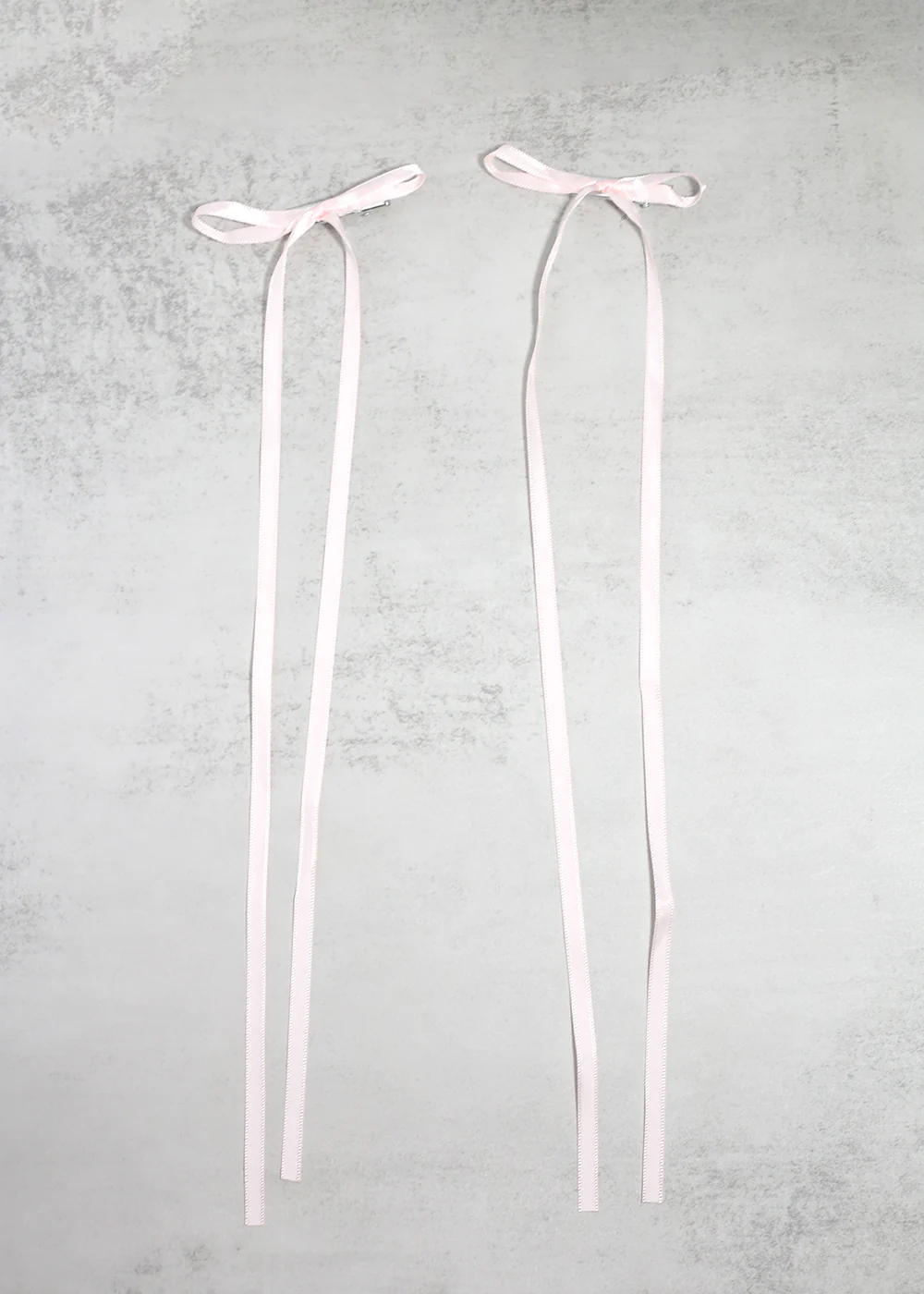 2 PC Long Thin Bow Hairclips - Image 2