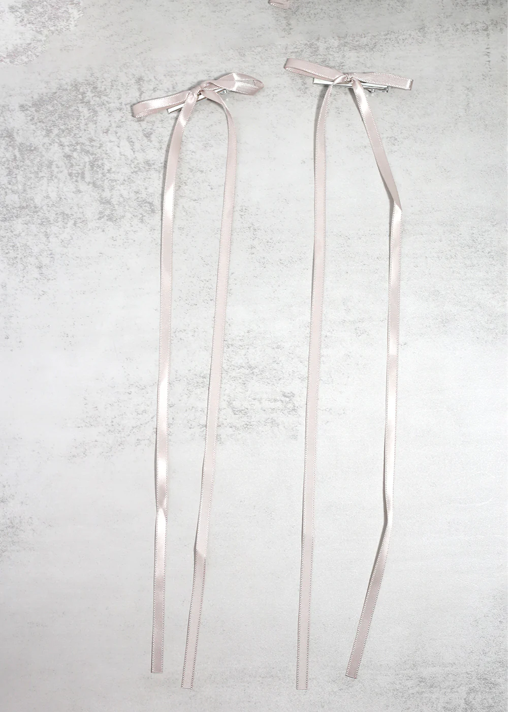 2 PC Long Thin Bow Hairclips - Image 6
