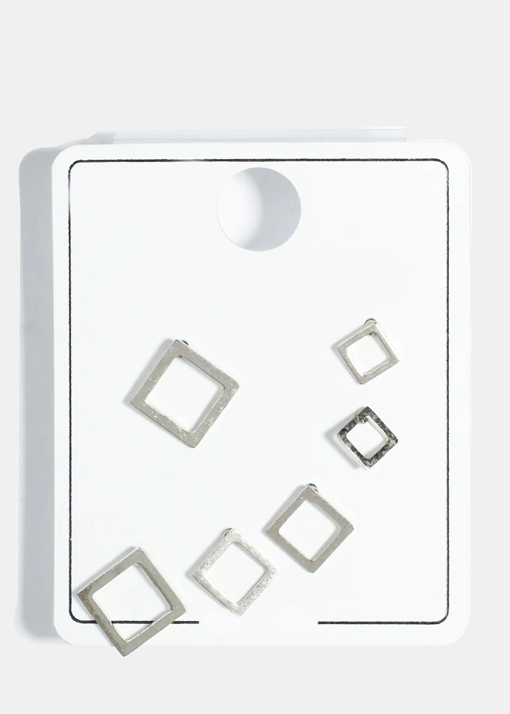 3-Pair Studs Earrings - Image 3