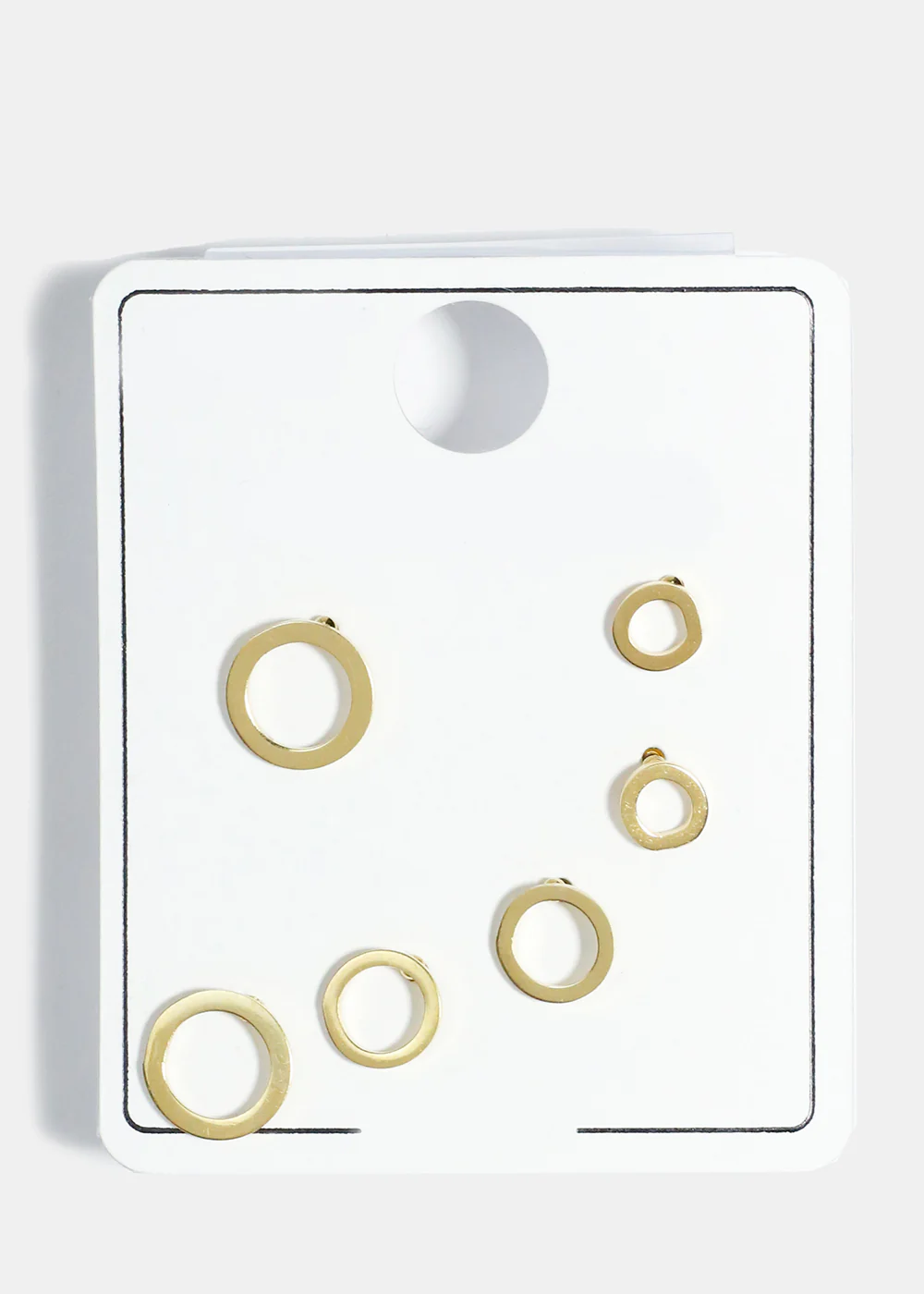 3-Pair Studs Earrings - Image 4