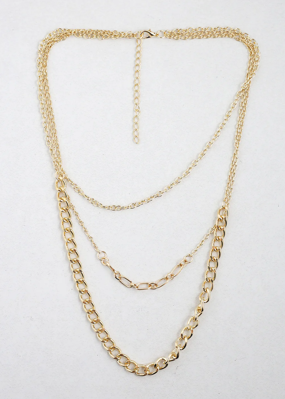3-Piece Multi Layered Chain Necklace - Image 2