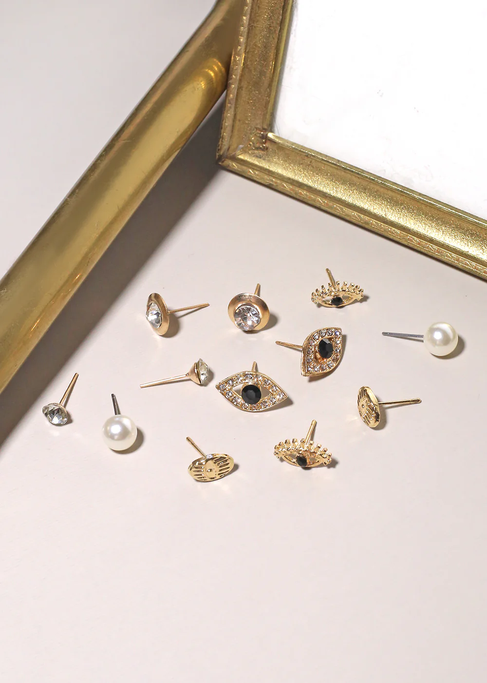 6-Pair Eye Stud Earrings - Image 2