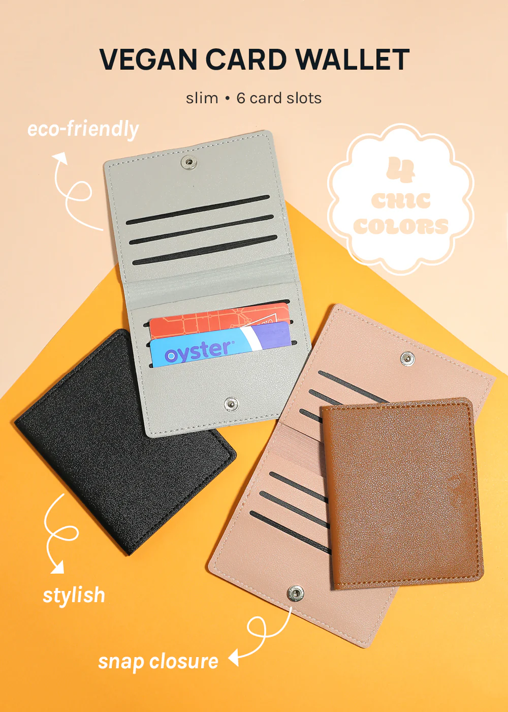 A+ Vegan Leather Card Holder - Image 2
