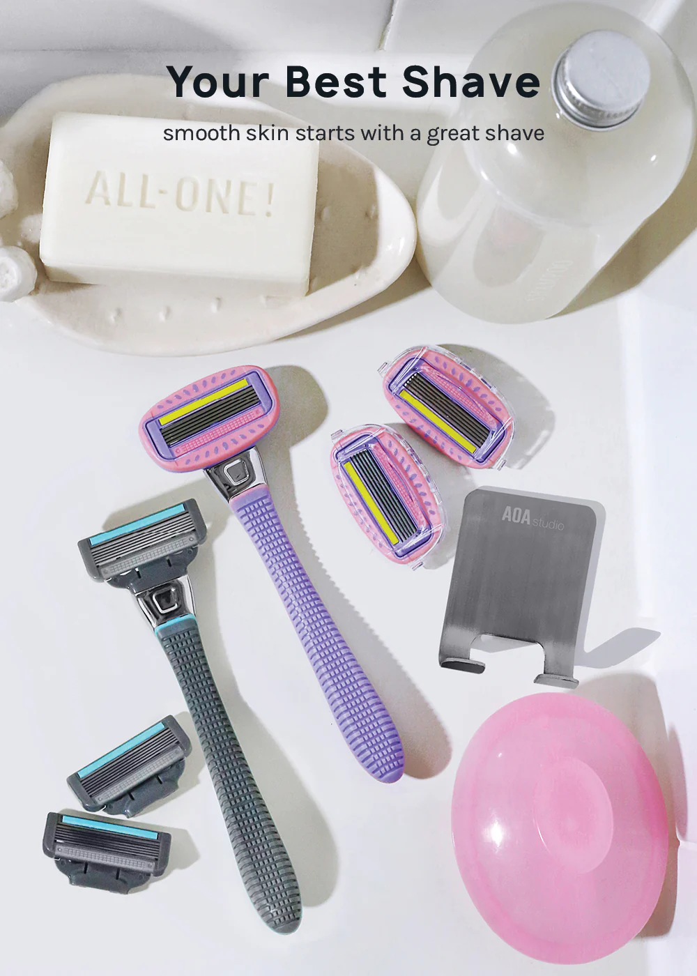 A2 Men's 6-Blade Razor Starter Kit - Image 10
