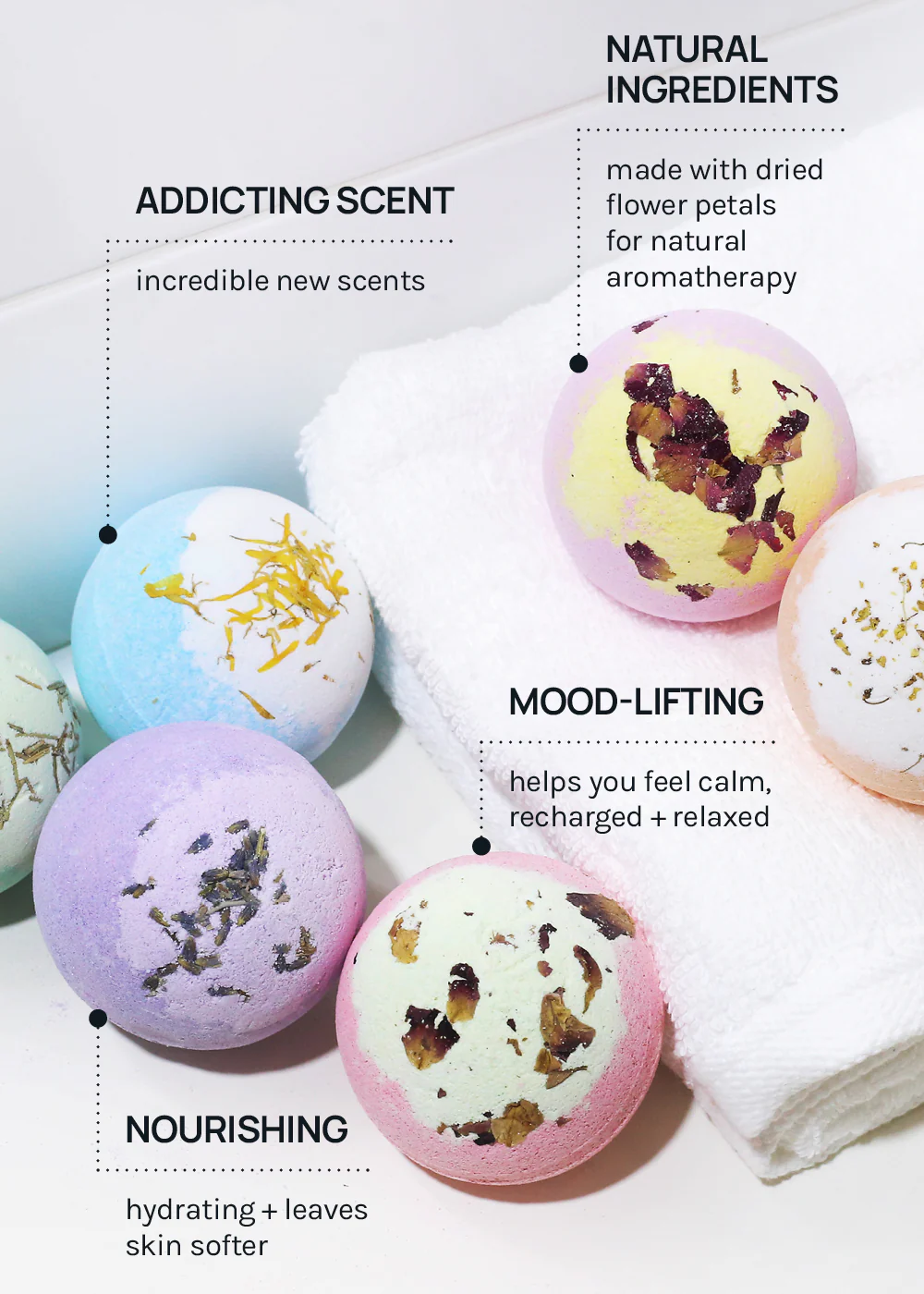 AOA Studio Bath Bomb- Daisy Dreams - Image 6