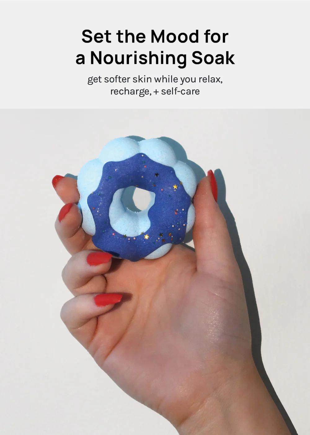 AOA Donut Bath Bomb- Freshly Baked - Image 3