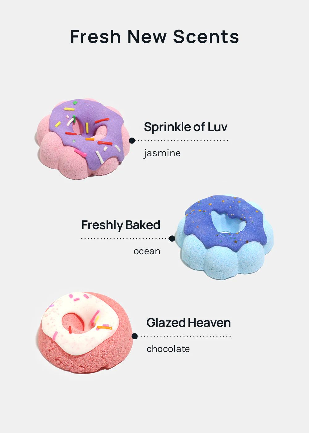 AOA Donut Bath Bomb- Freshly Baked - Image 4