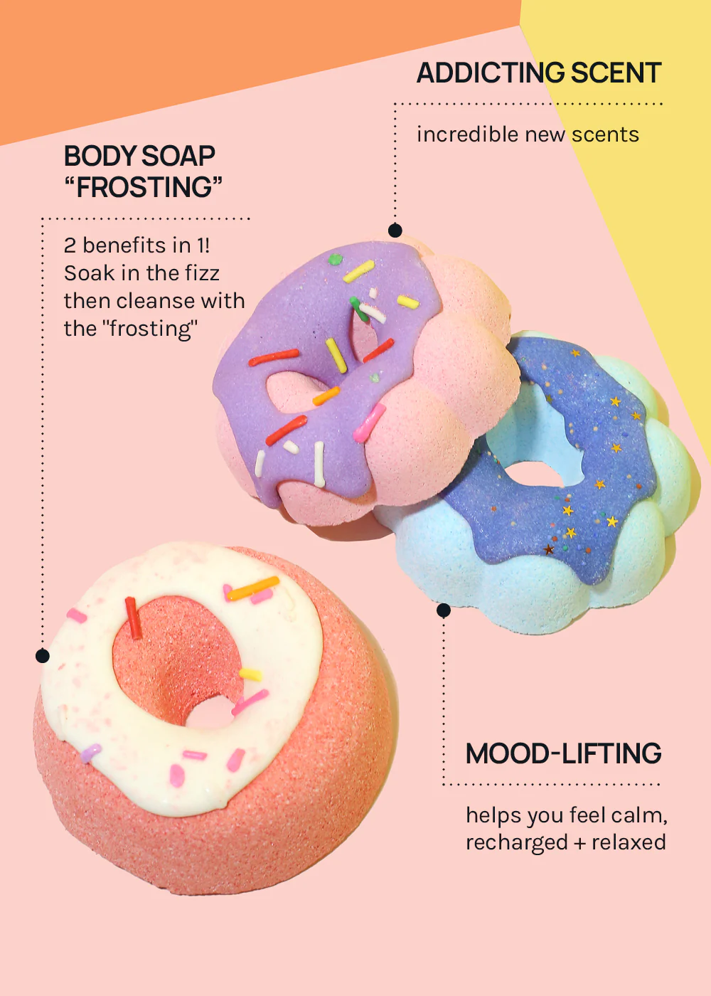 AOA Donut Bath Bomb- Freshly Baked - Image 6