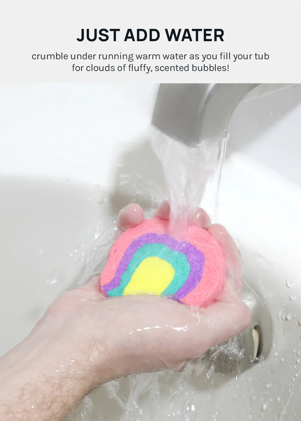 AOA Bubble Bar - Peach Rainbow - Image 2