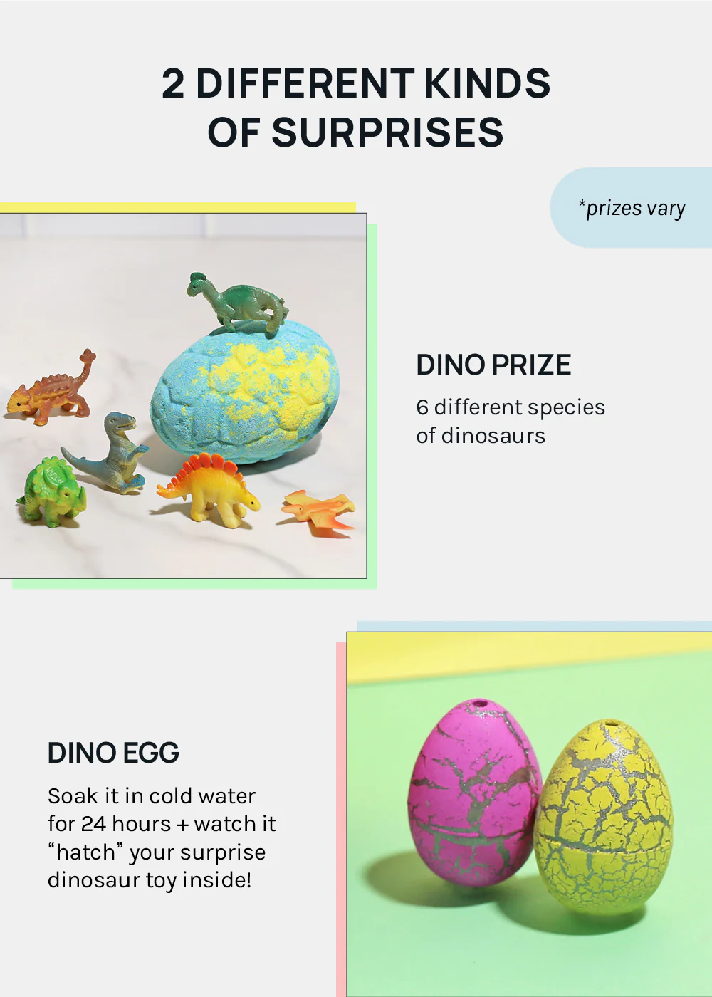 AOA Dino Egg Bath Bomb - Strawberry - Image 4