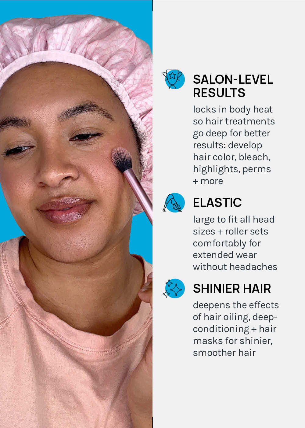 a2o Lab Deep-Conditioning Heat Processing Shower Cap - Image 4