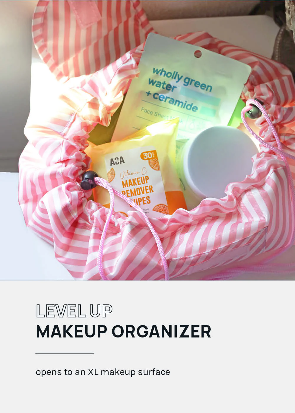 a2o Lab Drawstring Makeup Bag - Image 2