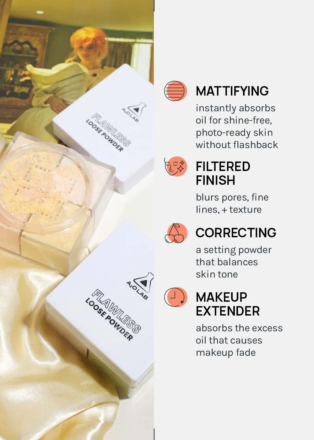 a2o Lab Flawless Loose Setting + Finishing Powder - Image 6