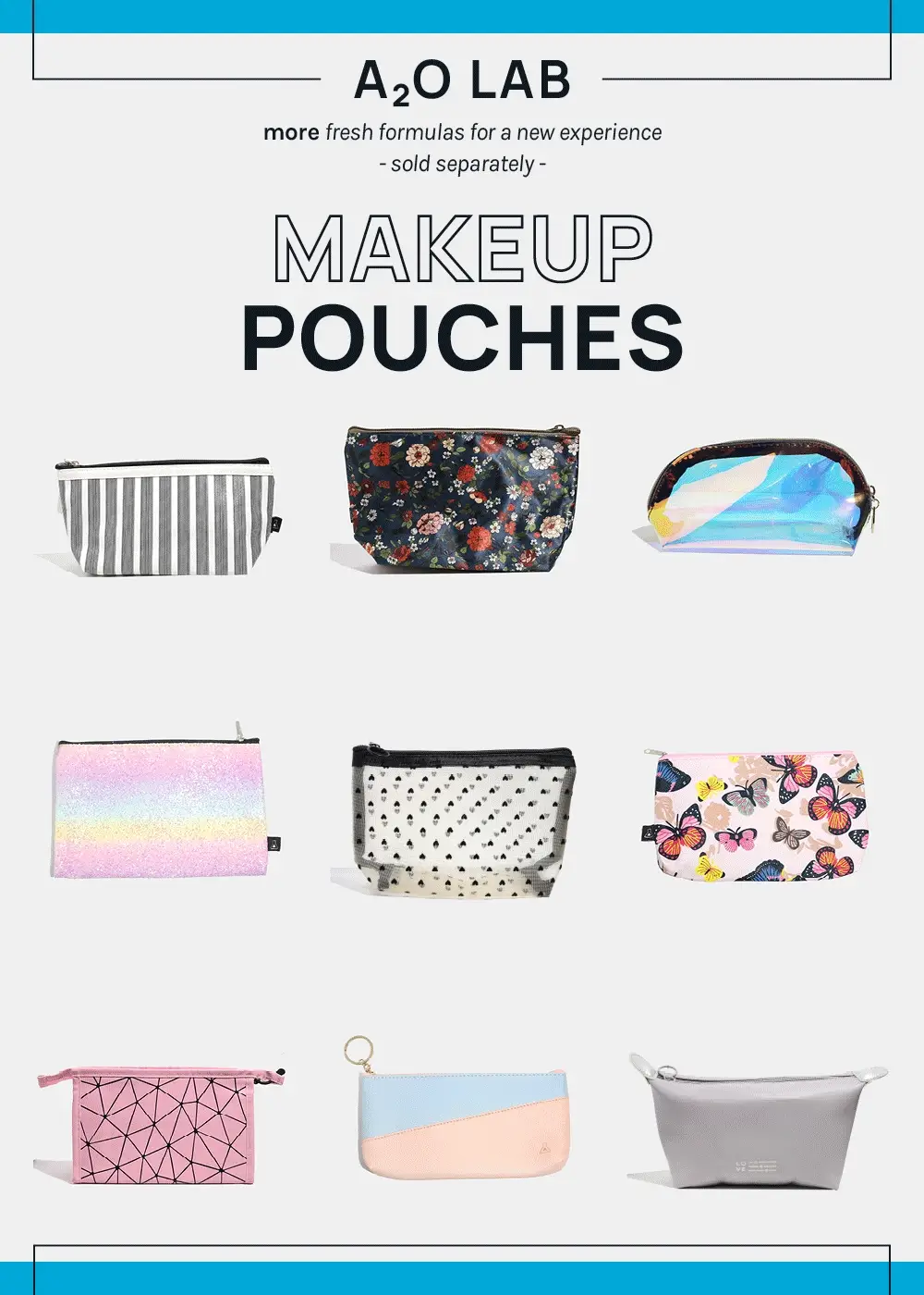 a2o Lab Makeup Pouch - Geometric - Image 5