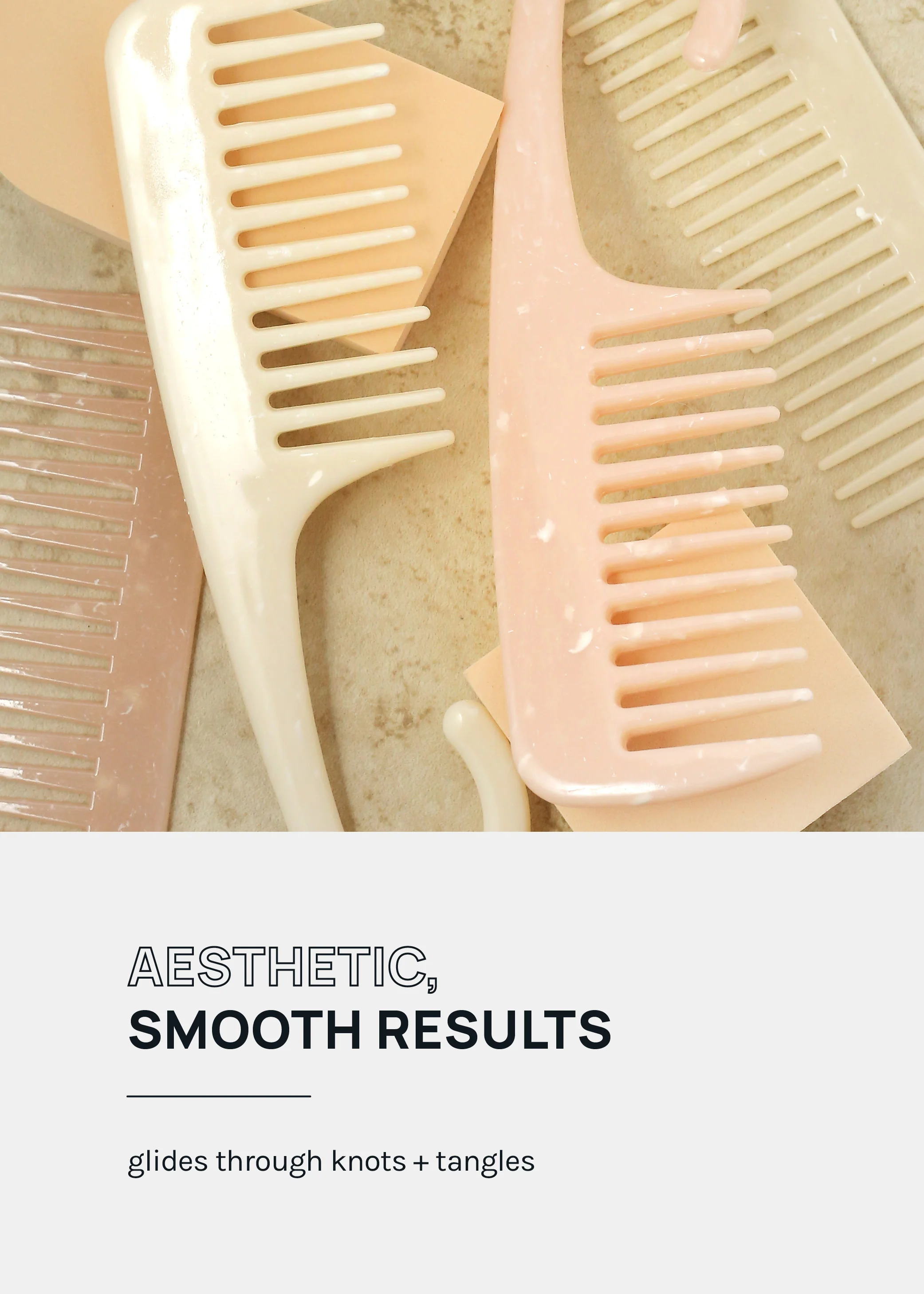 a2o Lab Wide Tooth Shower Comb - Image 3