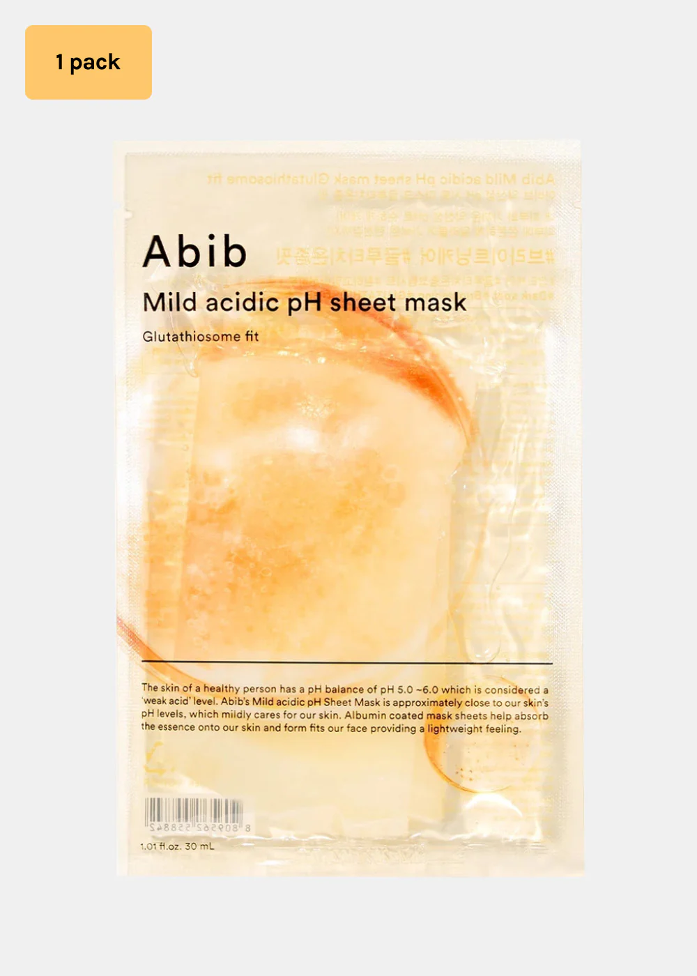 Abib Mild Acidic pH Sheet Mask Glutathiosome Fit - Image 9