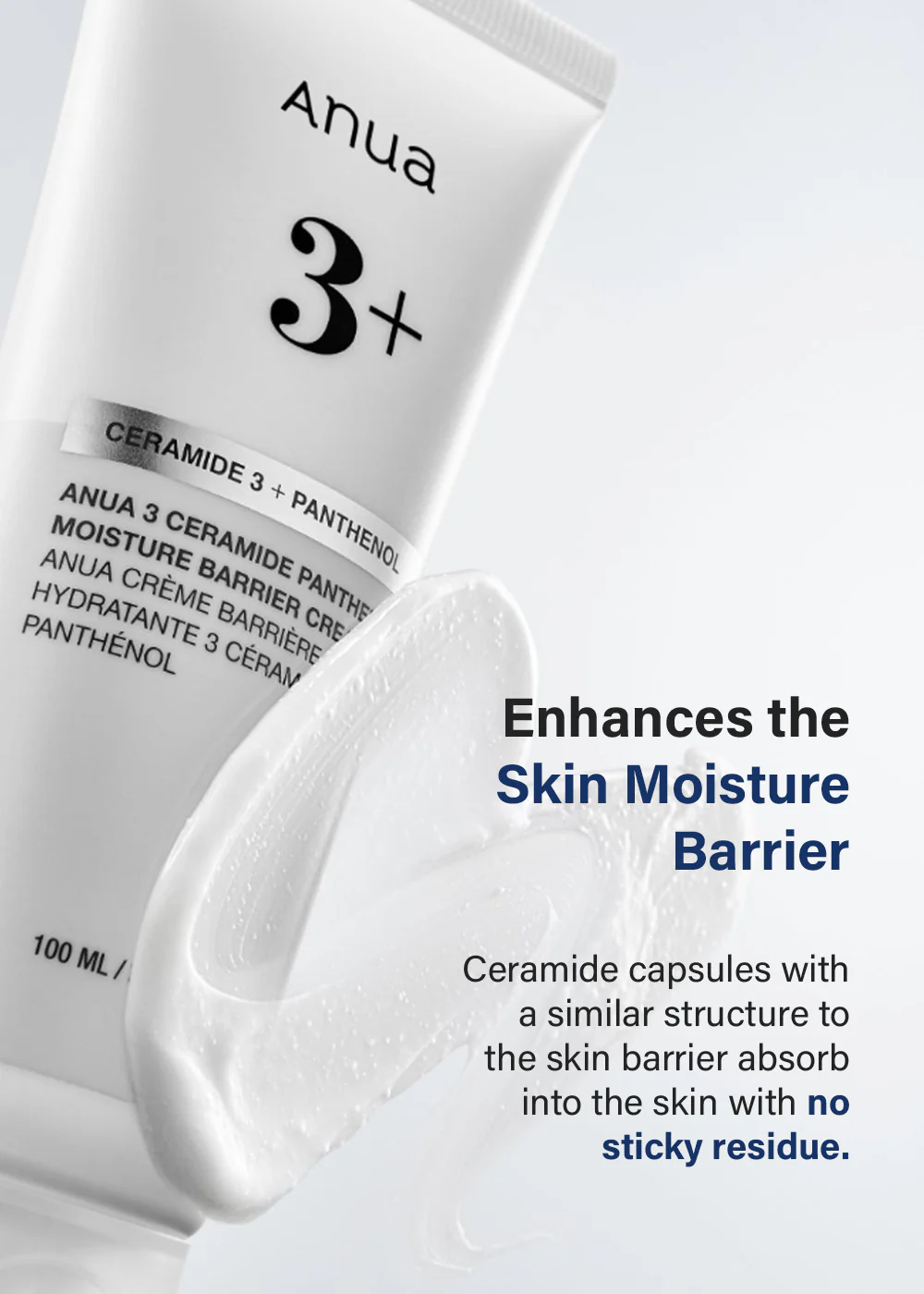 Anua 3 Ceramide Panthenol Moisture Barrier Cream 100ml - Image 4