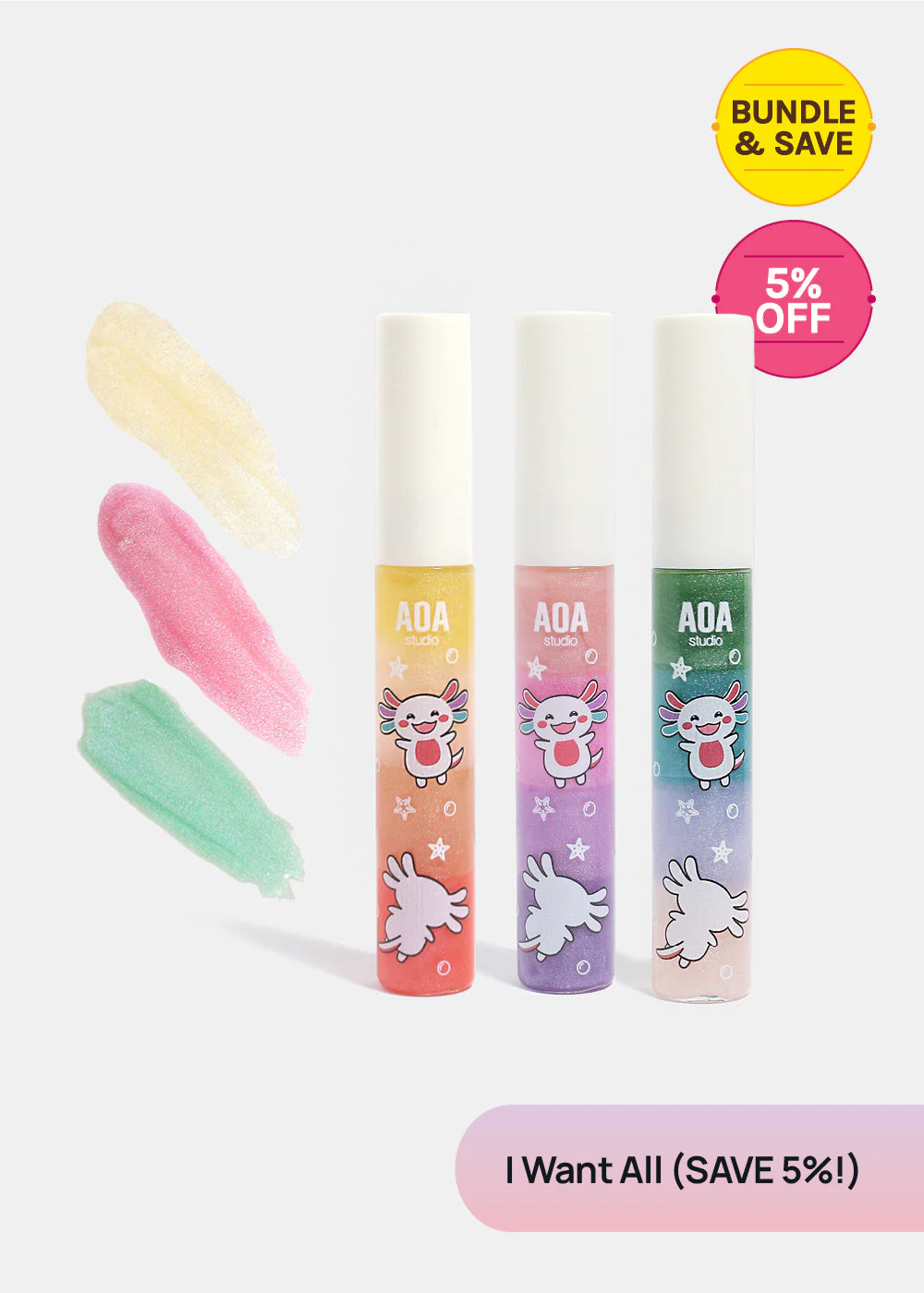 AOA Axel's Rainbow Paint Lip Gloss - Image 10