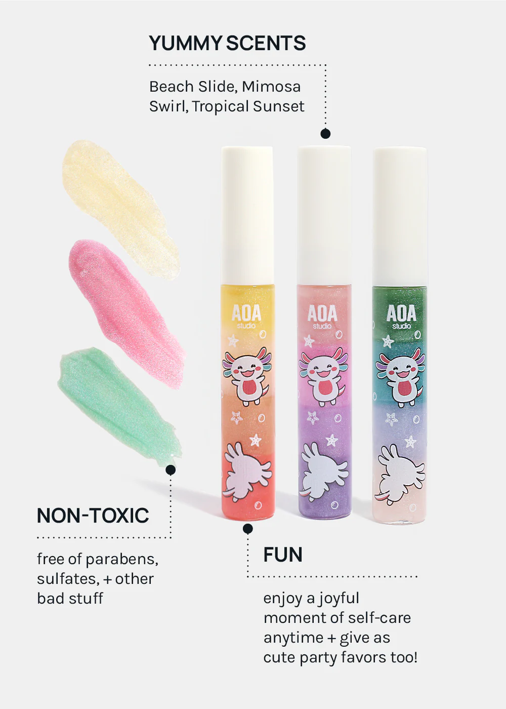 AOA Axel's Rainbow Paint Lip Gloss - Image 5