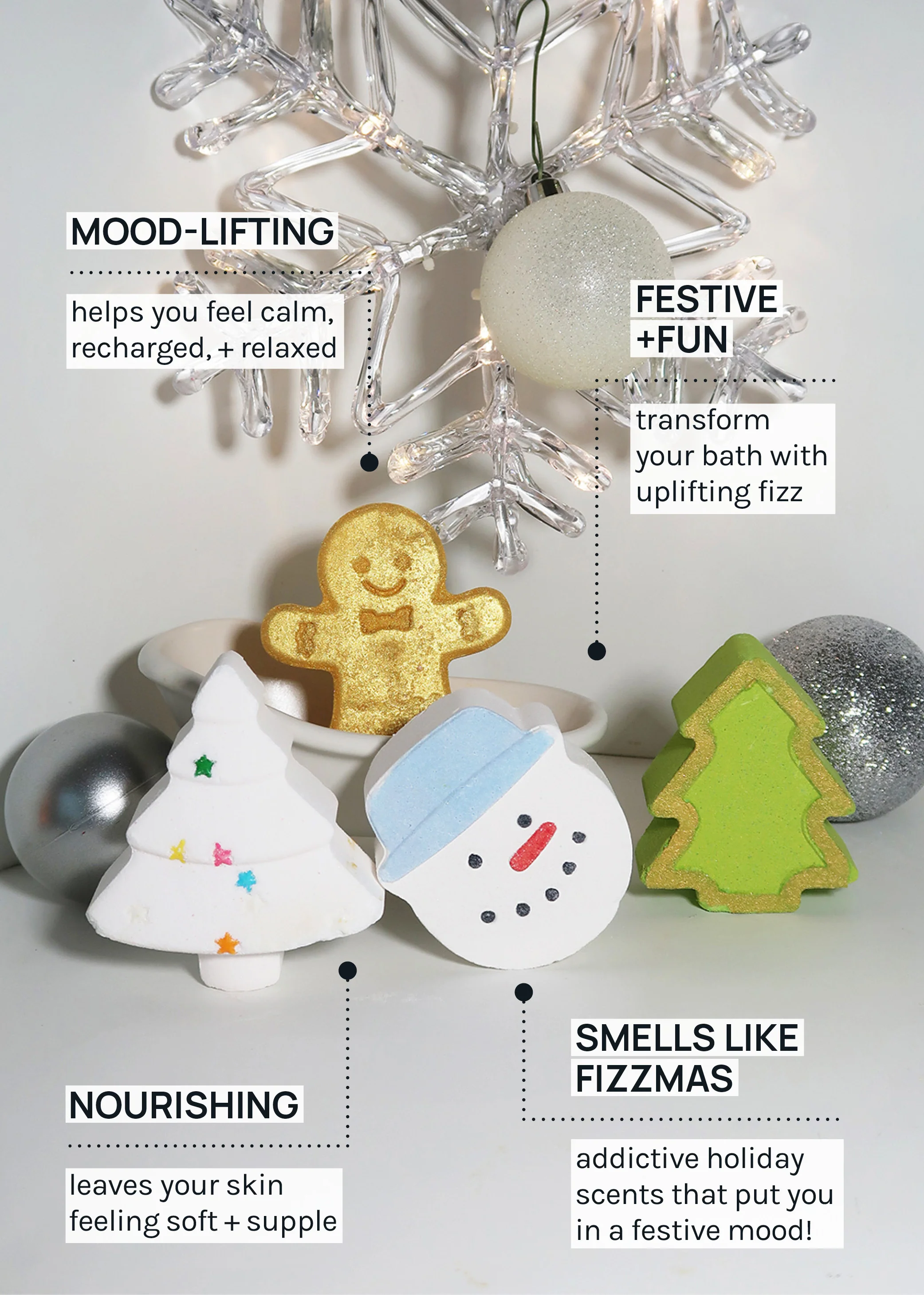 AOA Bath Bomb - Frosty Joy - Image 3