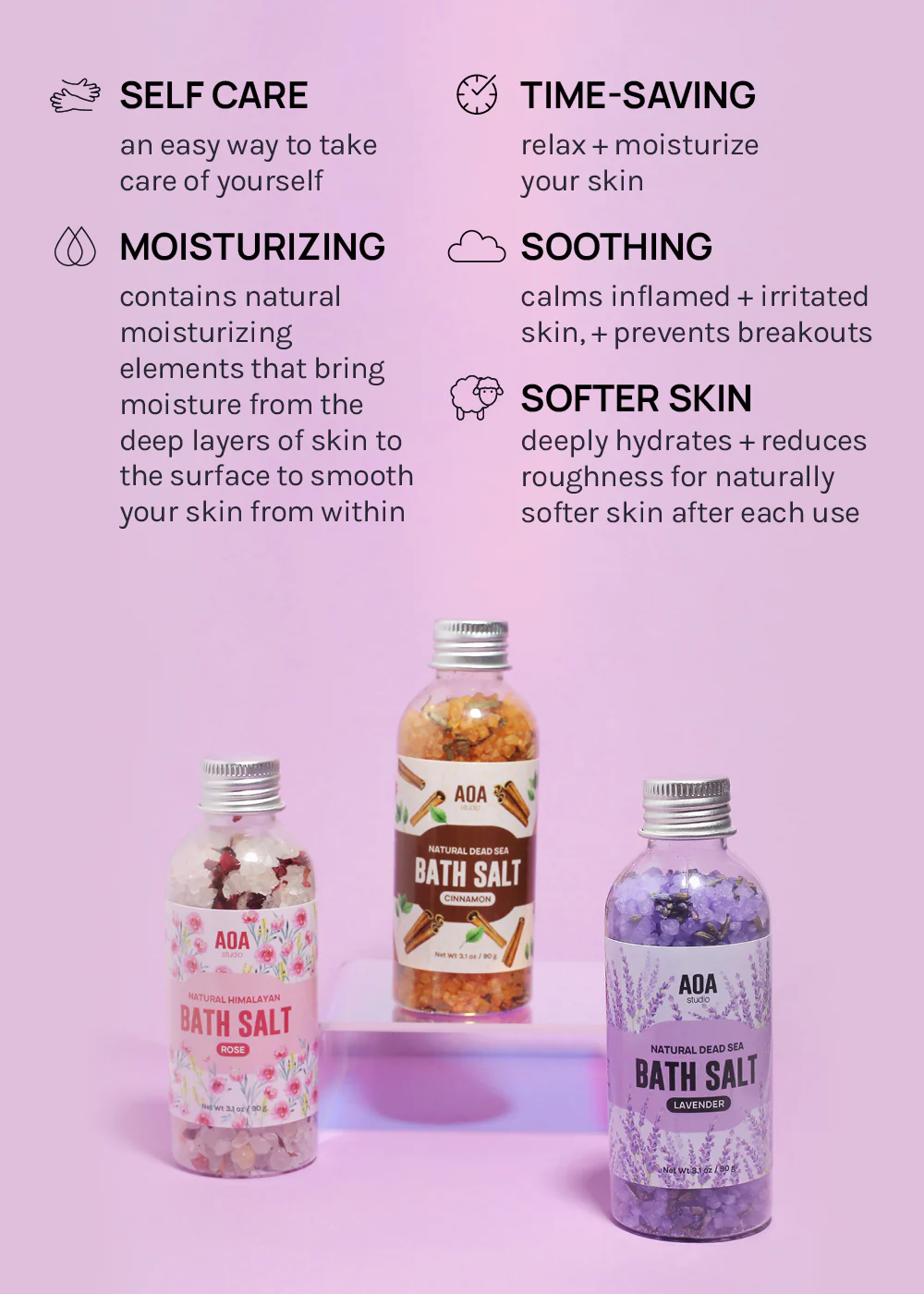 AOA Studio Bath Salt - Cinnamon - Image 4
