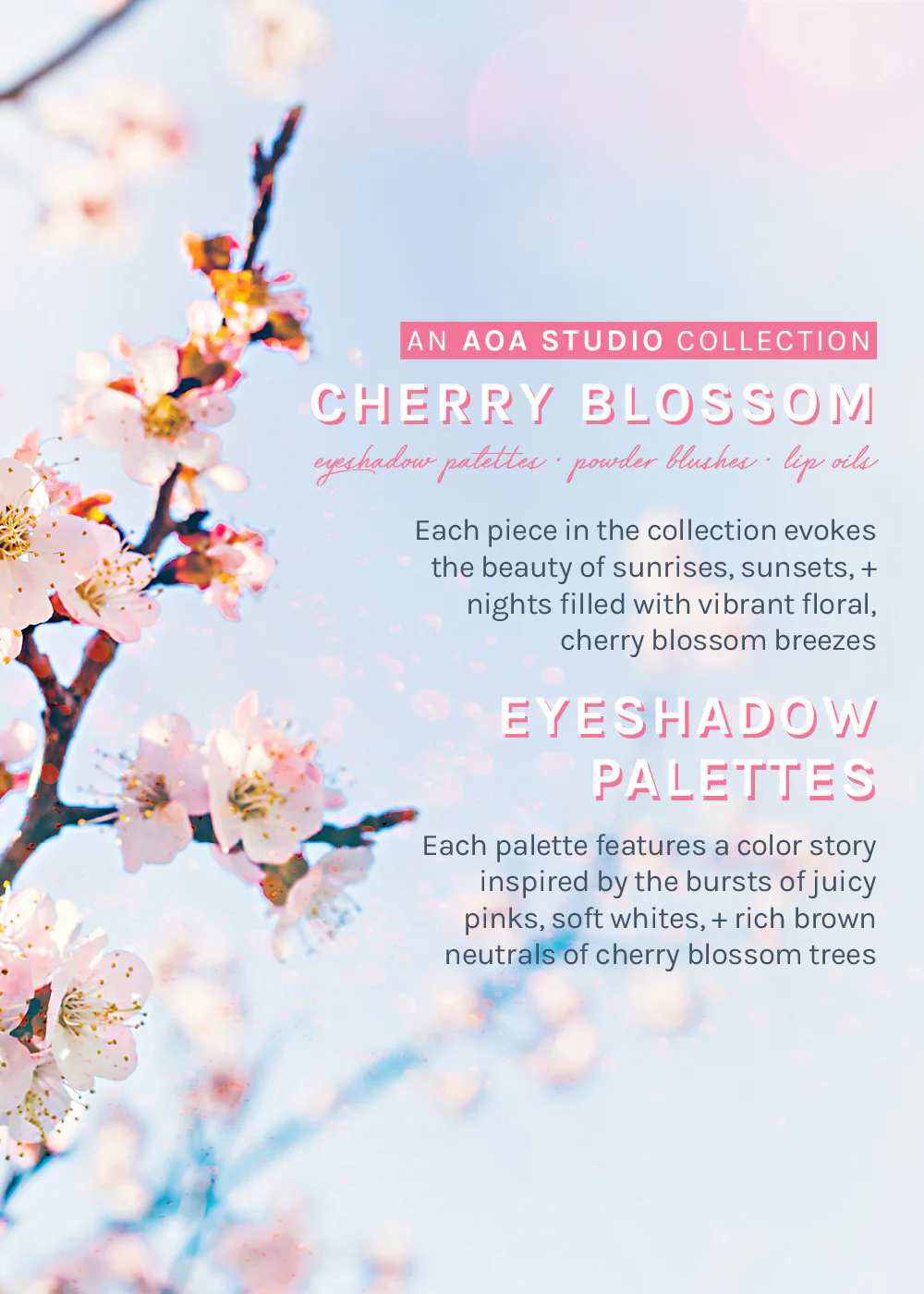 AOA Cherry Blossom 8-Color Eyeshadow Palettes - Image 7
