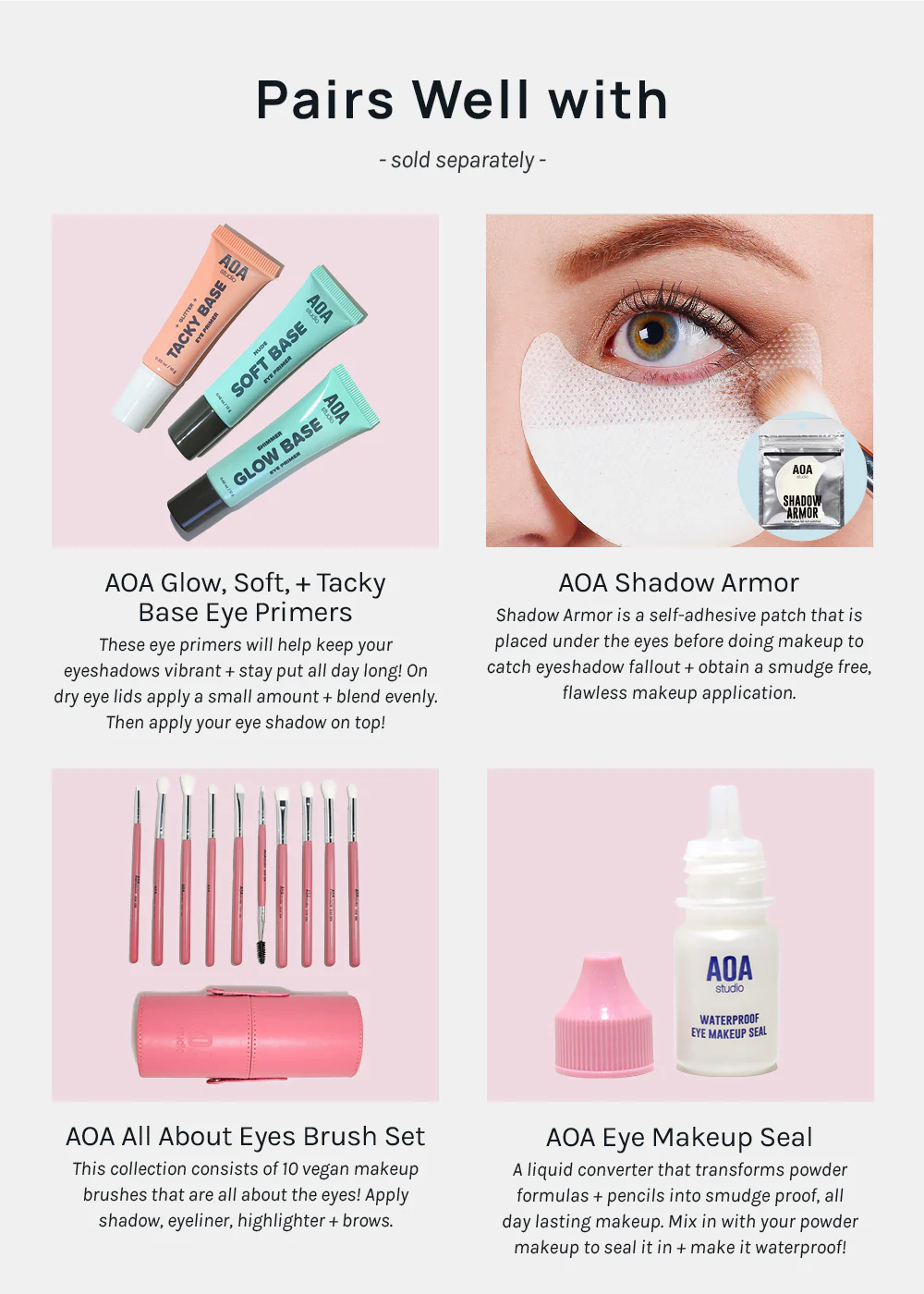 AOA Cherry Blossom 8-Color Eyeshadow Palettes - Image 8