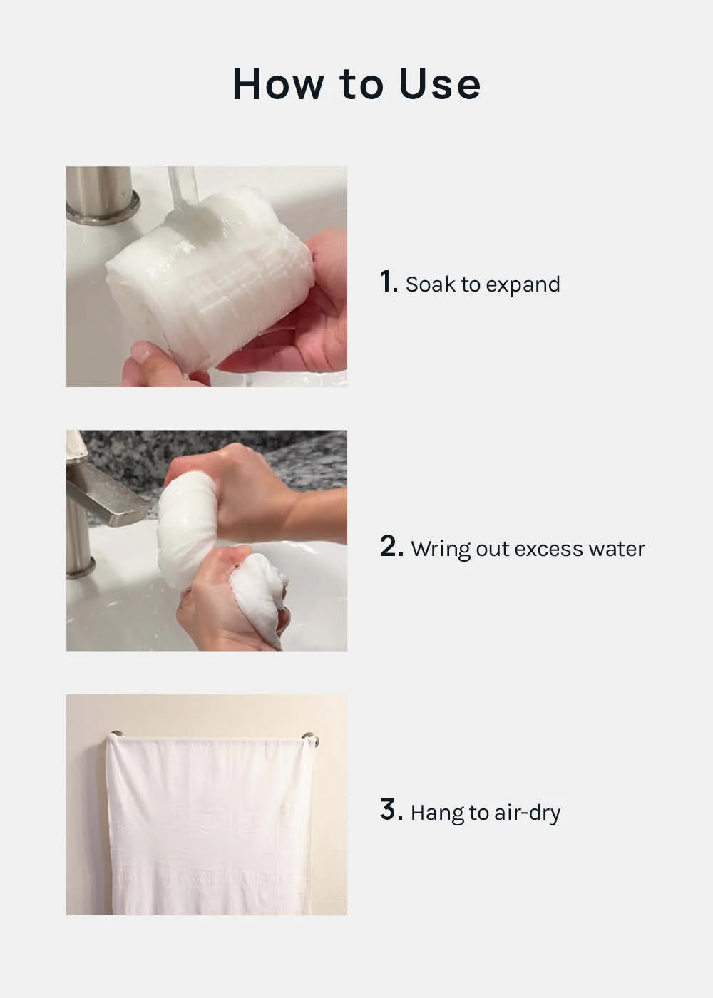 AOA Compressed Full-Sized Bath Towel - Image 5