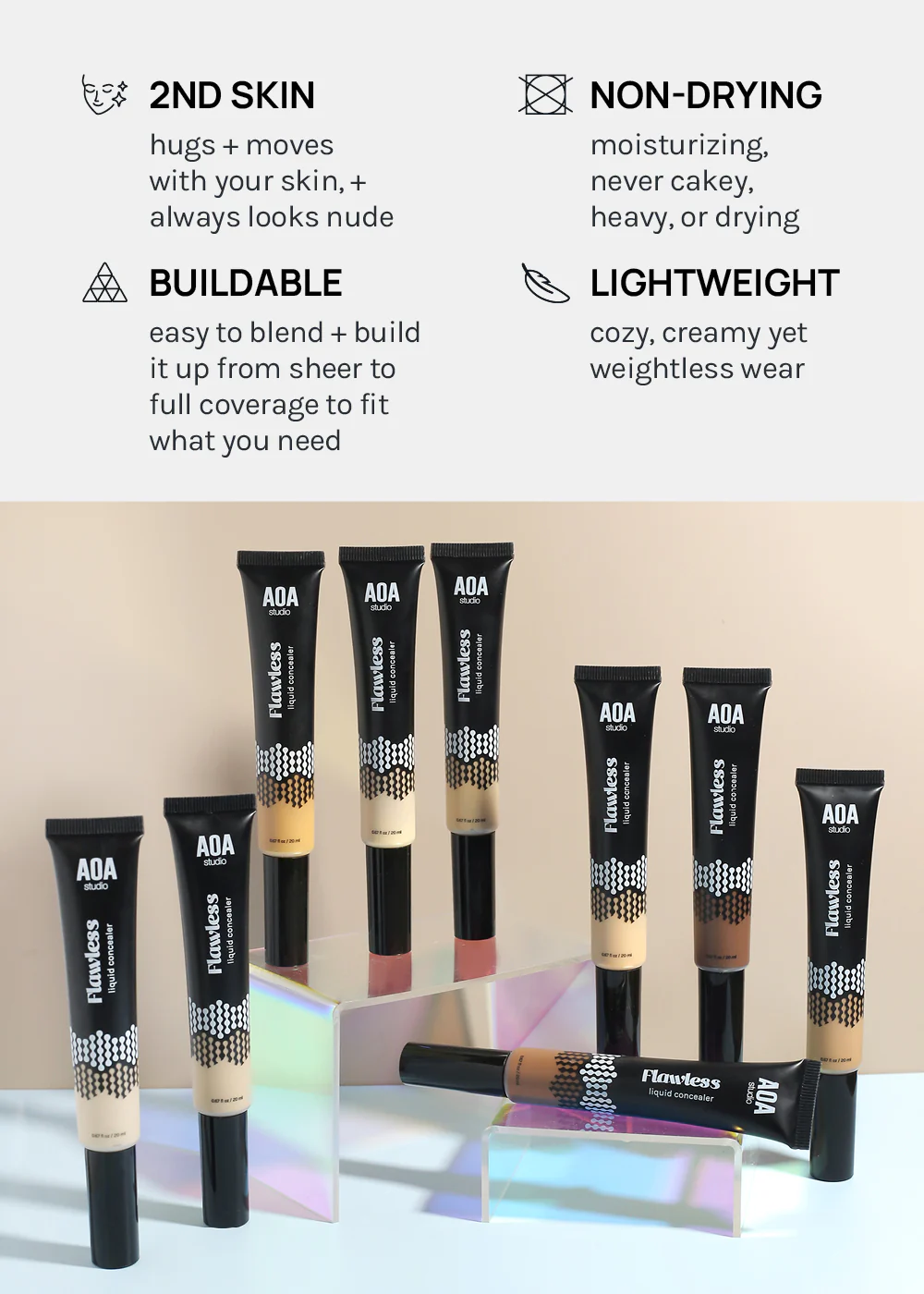 AOA Flawless Liquid Concealer - Image 5