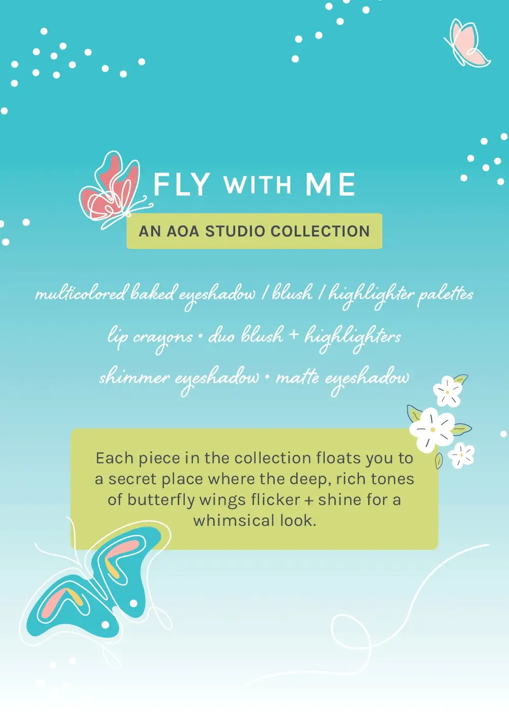 AOA Fly with Me Baked Eyeshadow • Blush Highlighter - Image 6
