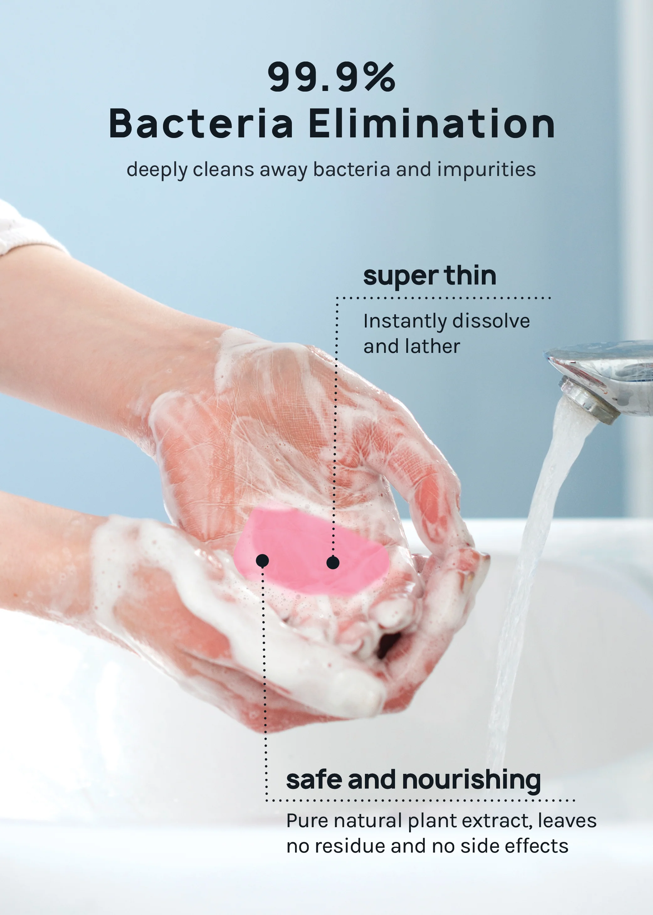 AOA Hand Soap Sheets - Peach - Image 4