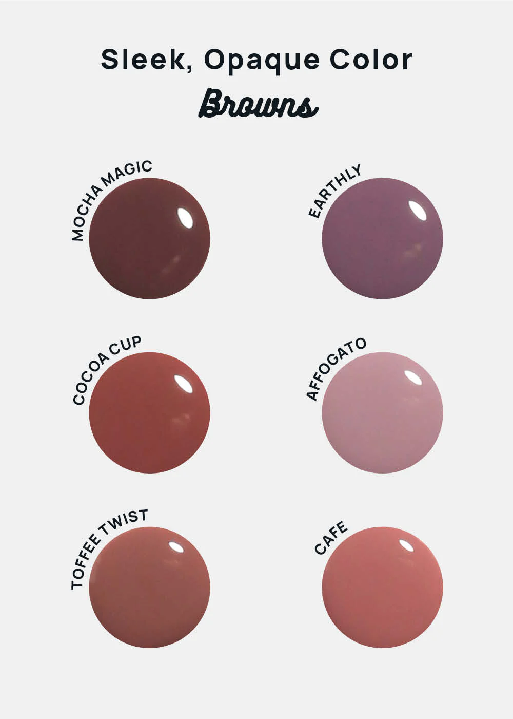 AOA Nail Lacquer – Browns - Image 2