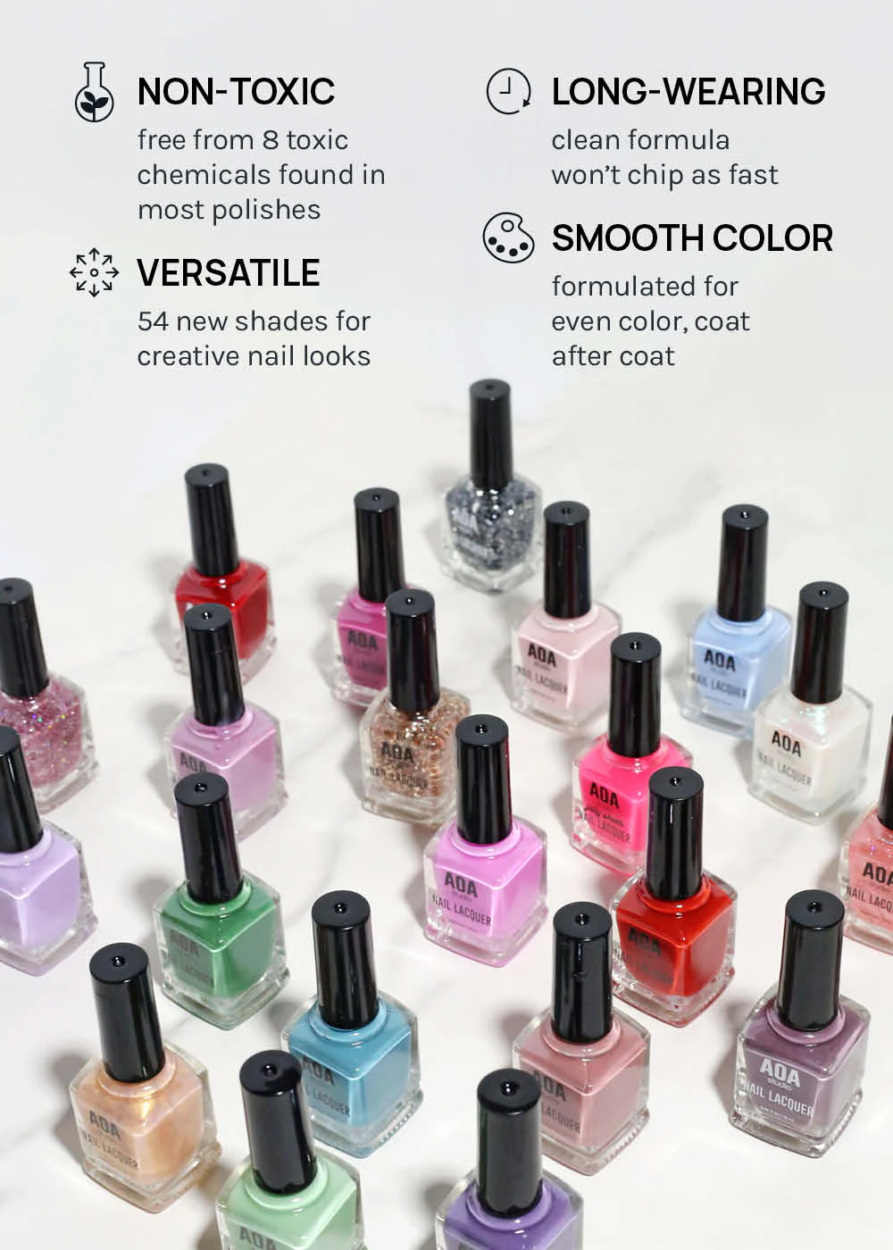 AOA Nail Lacquer – Browns - Image 4