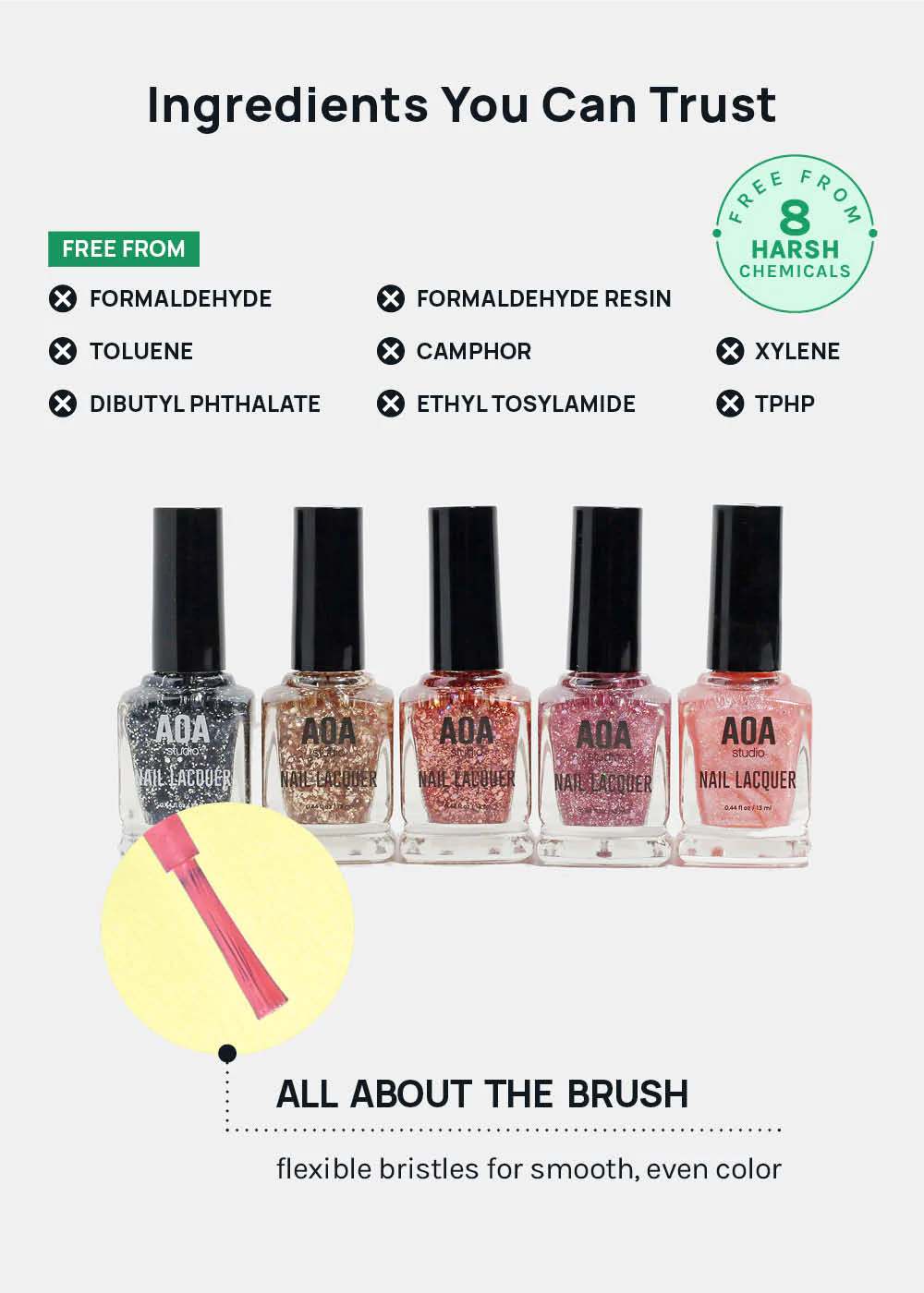 AOA Nail Lacquer – Glitters - Image 5