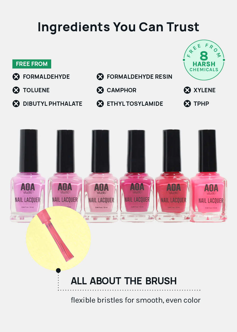 AOA Nail Lacquer – Pinks - Image 5