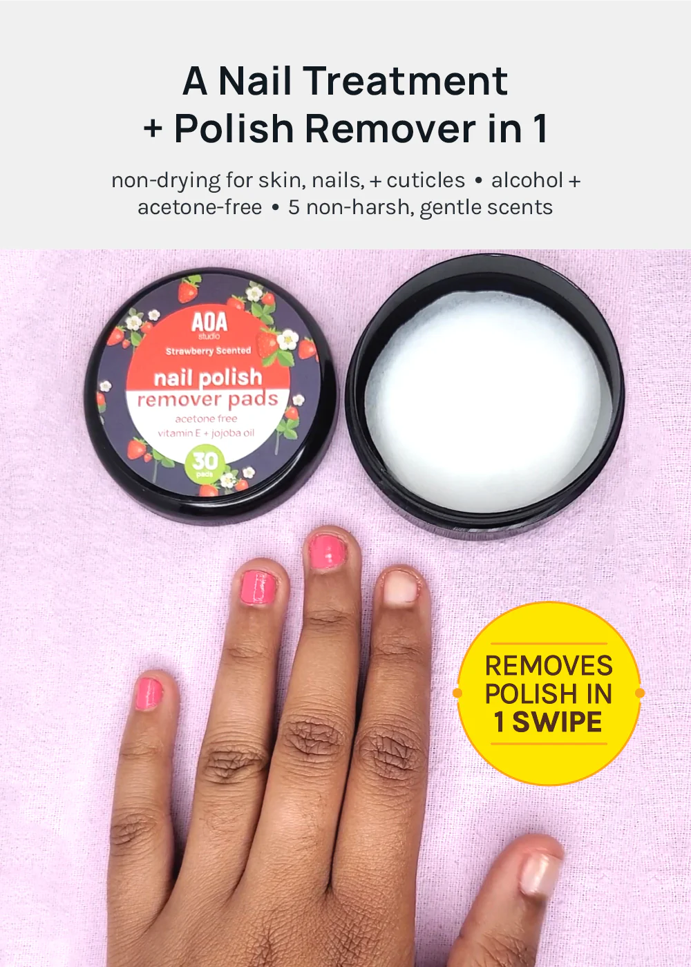 AOA Nail Polish Remover Pads - Image 2