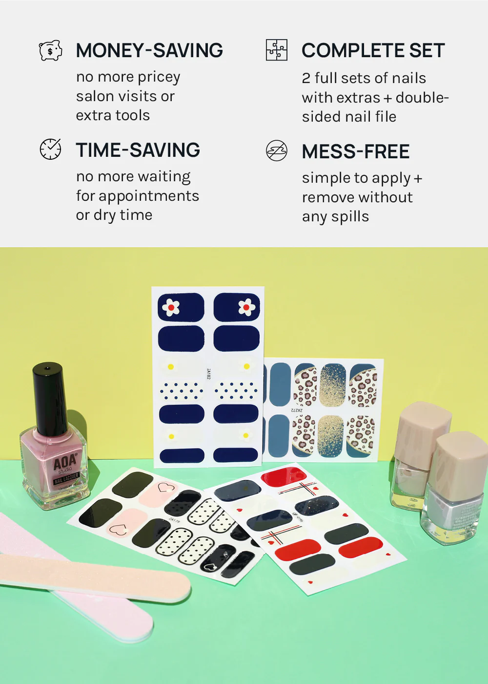 AOA Nail Polish Strips: Glasgow - Image 5