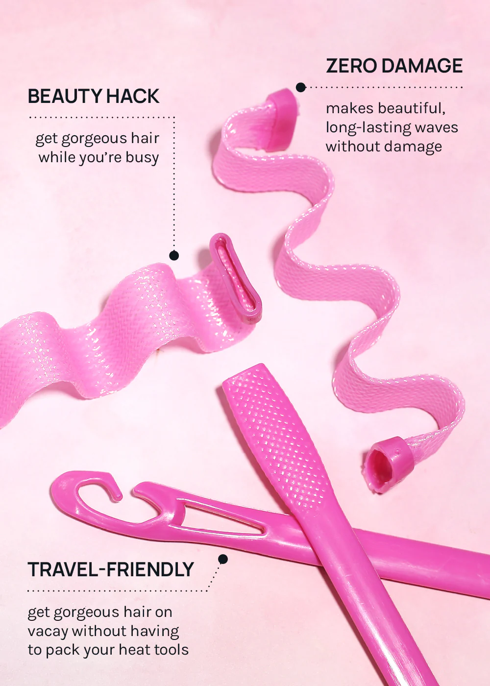AOA No-Heat Wavy Hair Curlers - Image 5