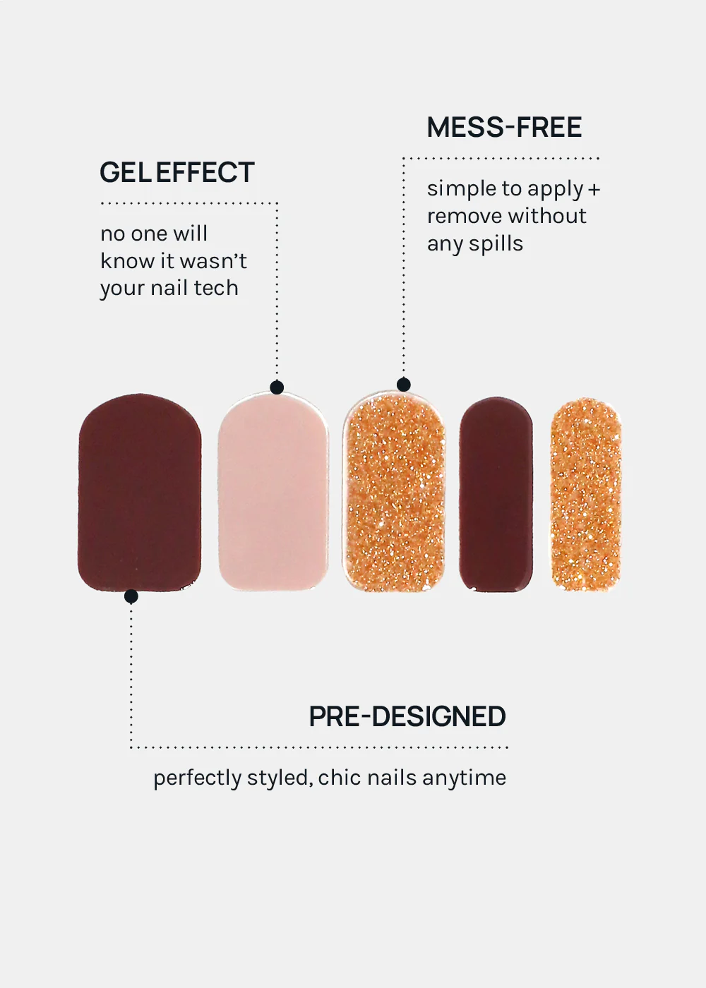 AOA Paw Paw Gel Polish Strips: Fall in Love - Image 5