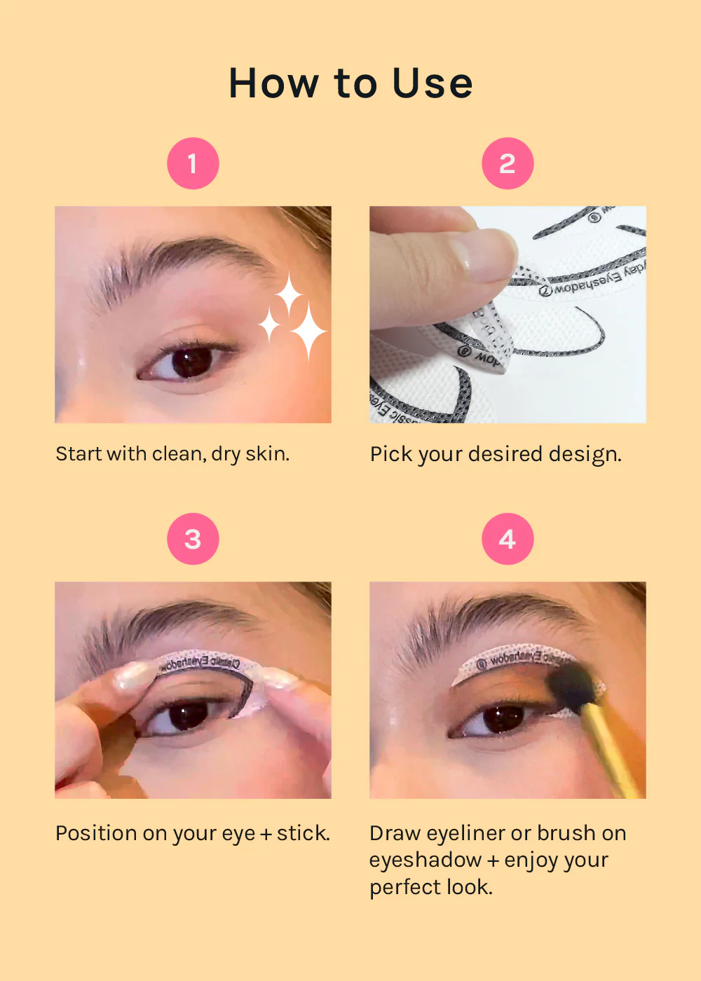 AOA Perfect Eyeliner + Eyeshadow Sticker Templates - Image 6