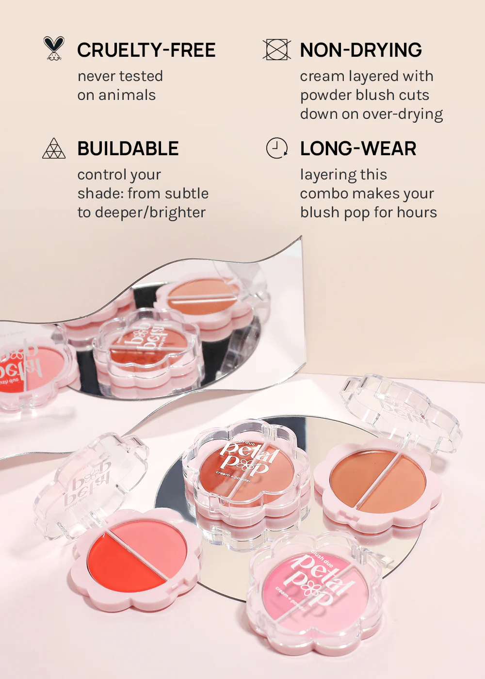 AOA Petal Pop Blush Duo Cream + Powder - Image 6