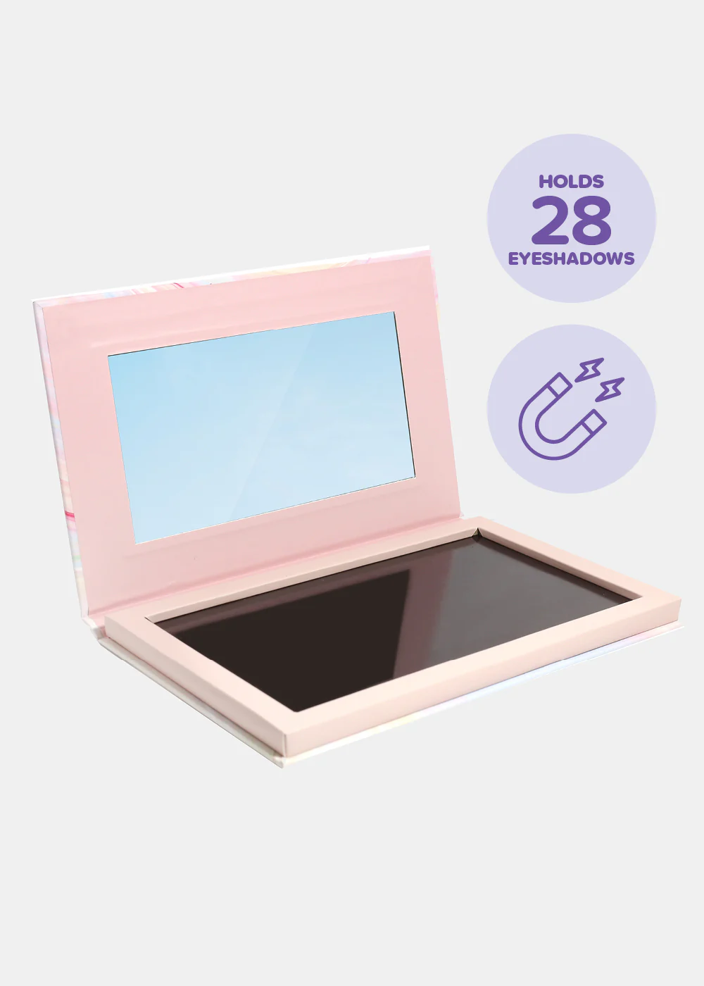 AOA Pro Magnetic Eyeshadow Palette - Pink Swirly Large - Image 2