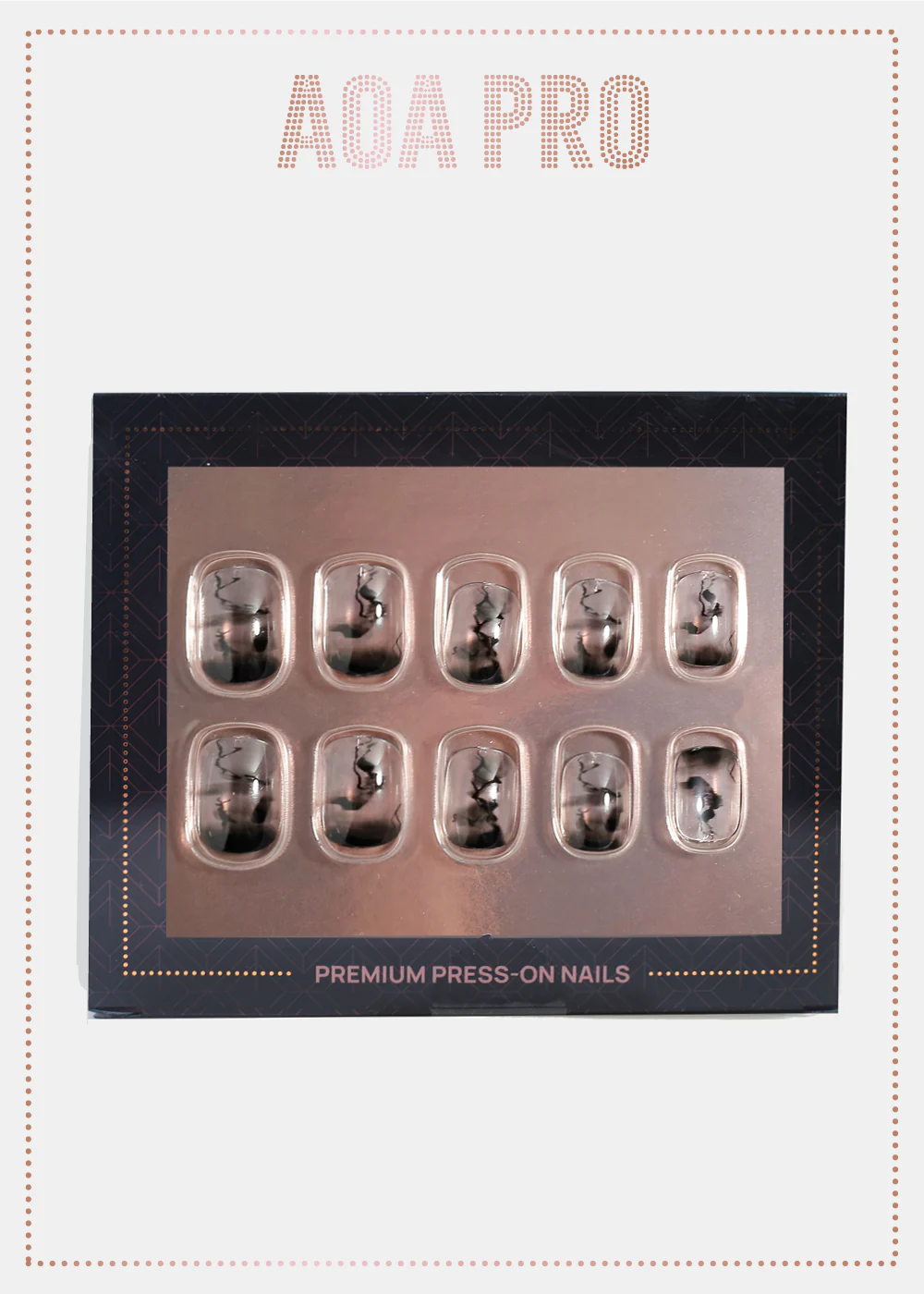 AOA Pro Press-On Nails: Dark Cloud