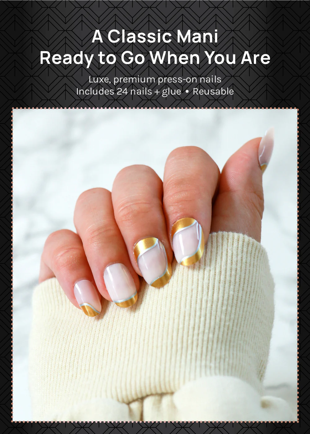 AOA Pro Press-On Nails: Golden Hour - Image 2