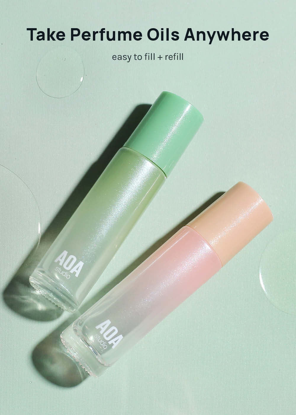 AOA Refillable Glass Oil Roller - Image 2