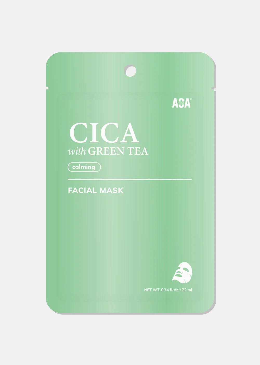 AOA Skin Cica with Green Tea Calming Facial Mask