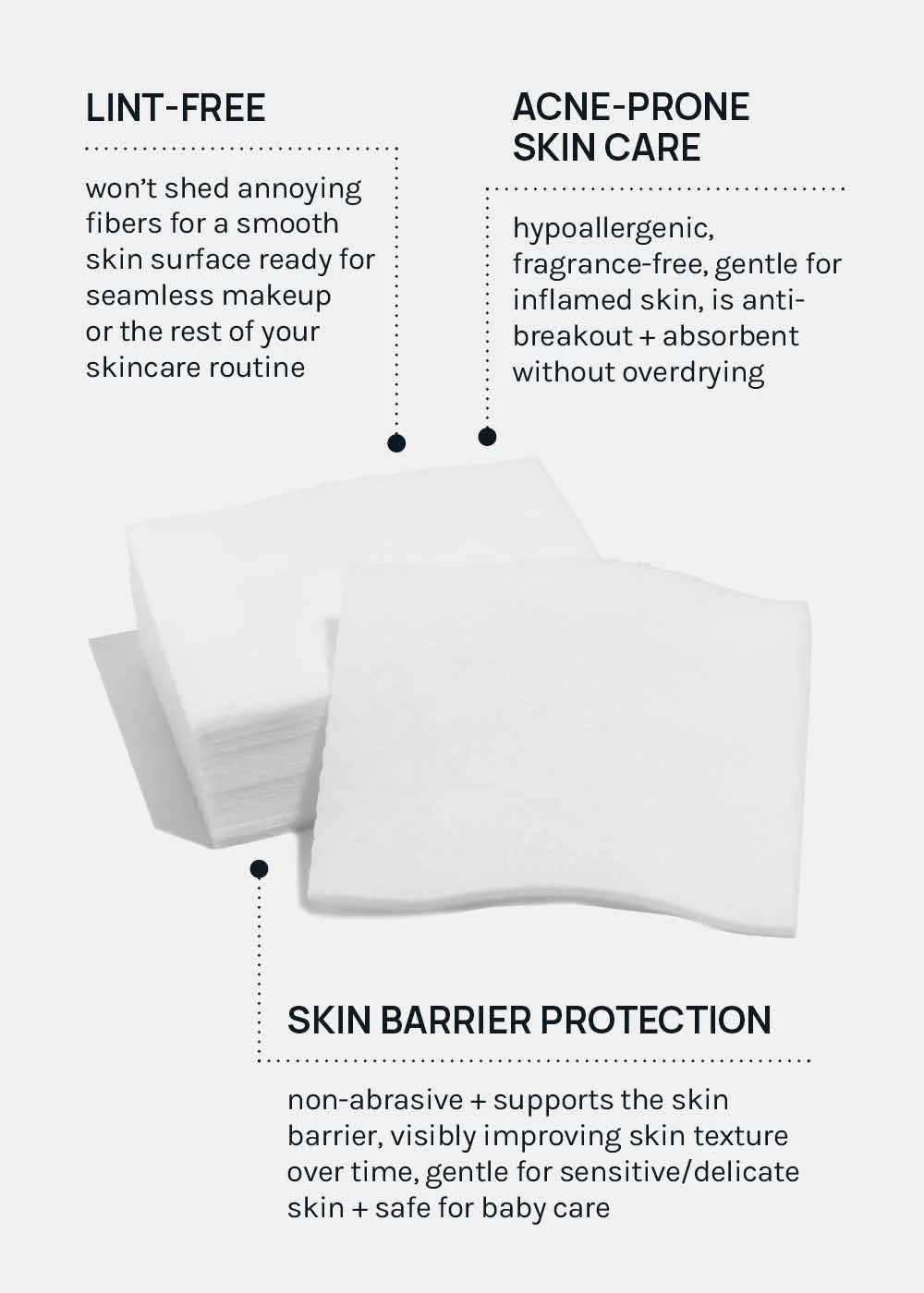 AOA Skin Clean Cotton Skincare Pads - Image 5